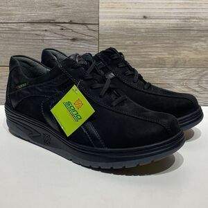 Sano By Mephisto Evasion Black Leather Rocker Sole Walking Shoes Women’s 7.5